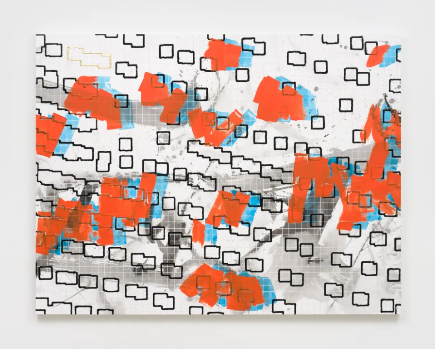 박현정 Hyunjung Park, Image 196, 2024, 종이에 아크릴릭, 먹, 수채, 131.2 x 170 cm © Courtesy of the artist