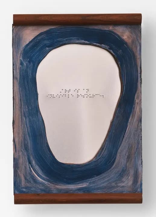 Art is an invisible resource, 2025, 37x25,5 cm, Image rights ADAGP, 2025 Cecilia Andrews