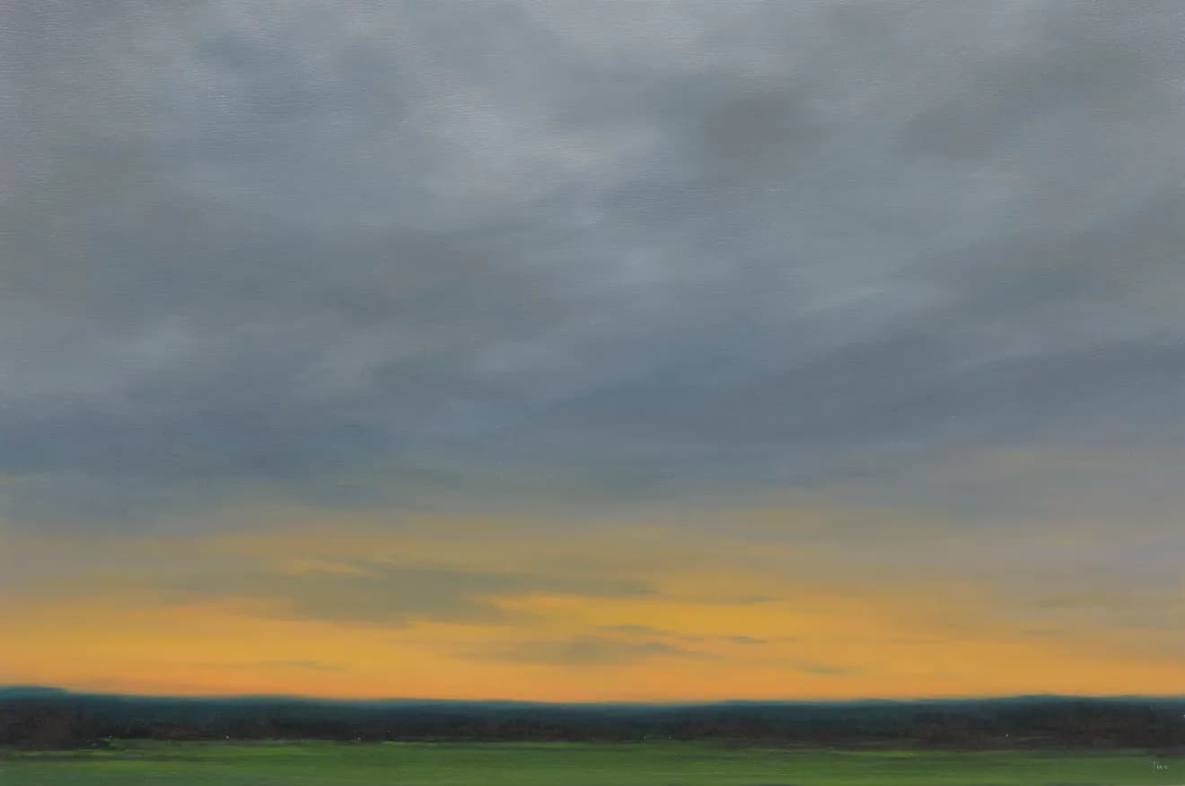 滲む狭間 / In the Seeping Interstice, 2025
60.6x91 cm
Oil on canvas
Photography: Keizo KIOKU