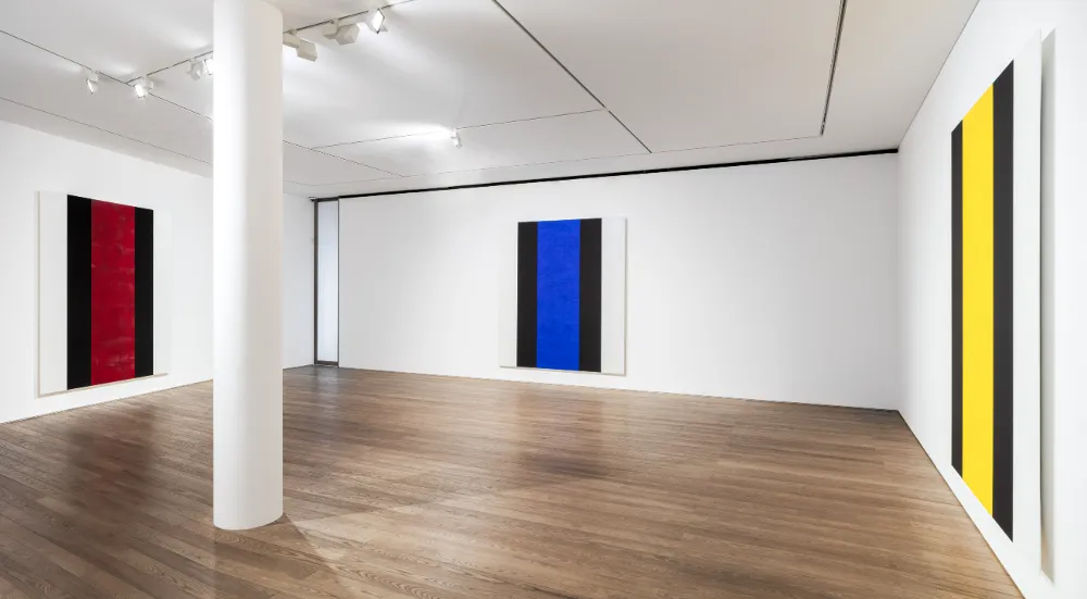 Installation view of Mary Corse: Seen and Unseen, Pace Gallery, Seoul, 2022, Photography by studio_kdkkdk © Mary Corse, Courtesy Pace Gallery