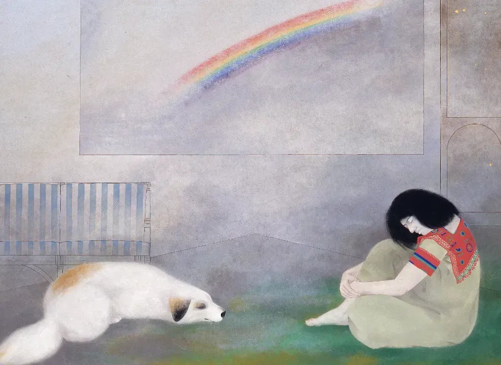 昭和の日本画と洋画 松岡翁(1894-1989) 晩年の眼力