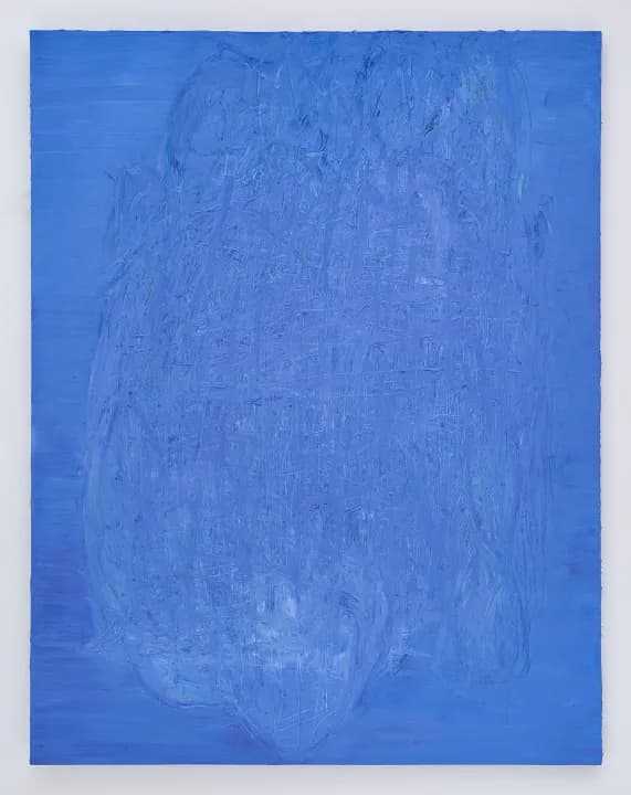 음악 No.5 (블루), 2024, 캔버스에 유채, 116.8 x 91 cm(제공: 더 소소)